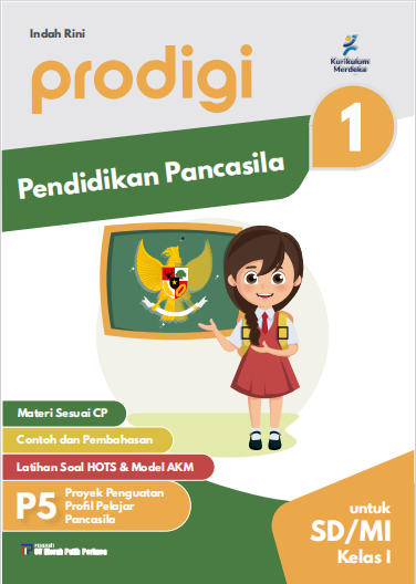 Prodigi: Pendidikan Pancasila untuk SD/MI Kelas I