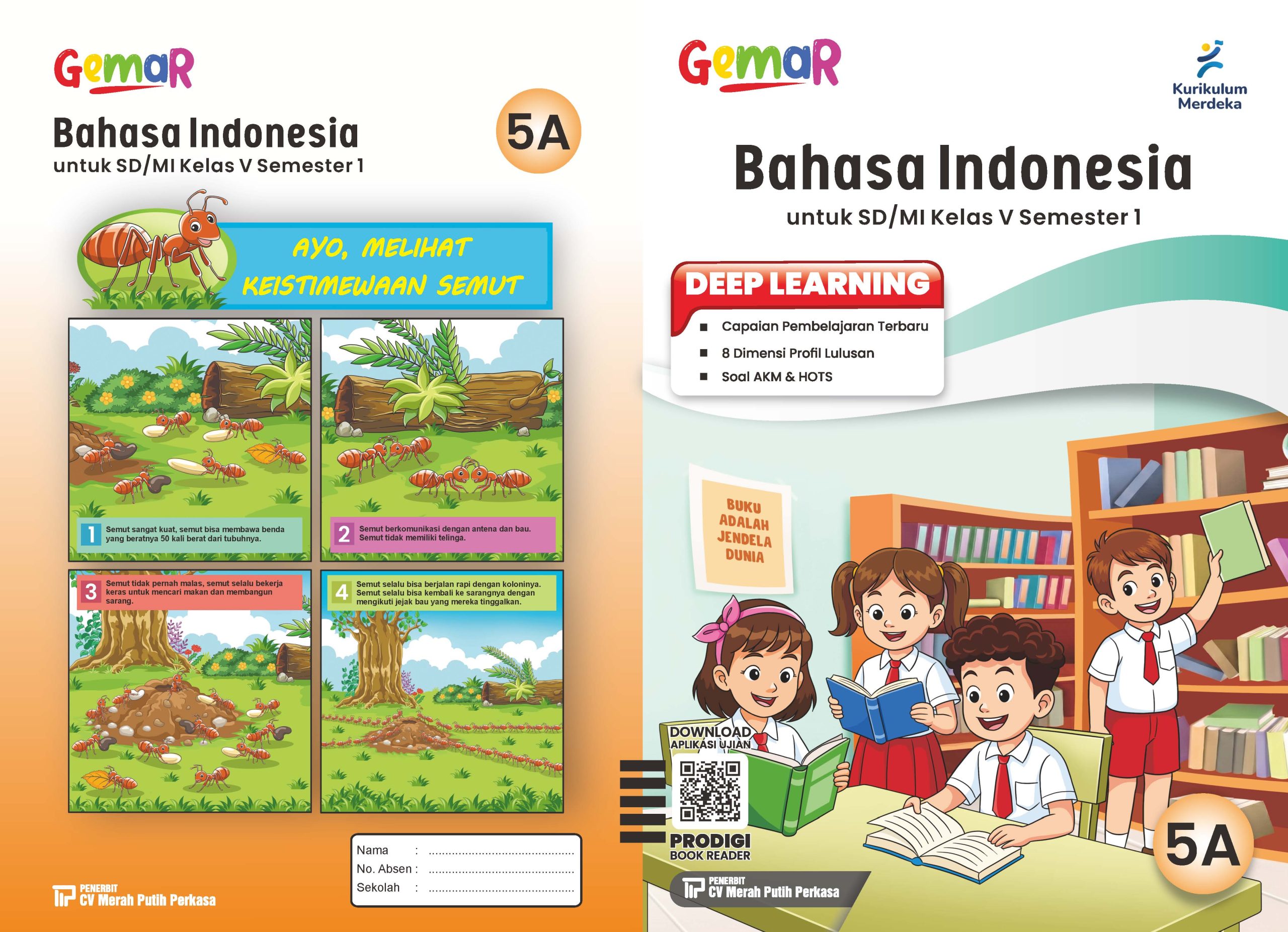 Bahasa Indonesia untuk SD/MI Kelas V Semester 1