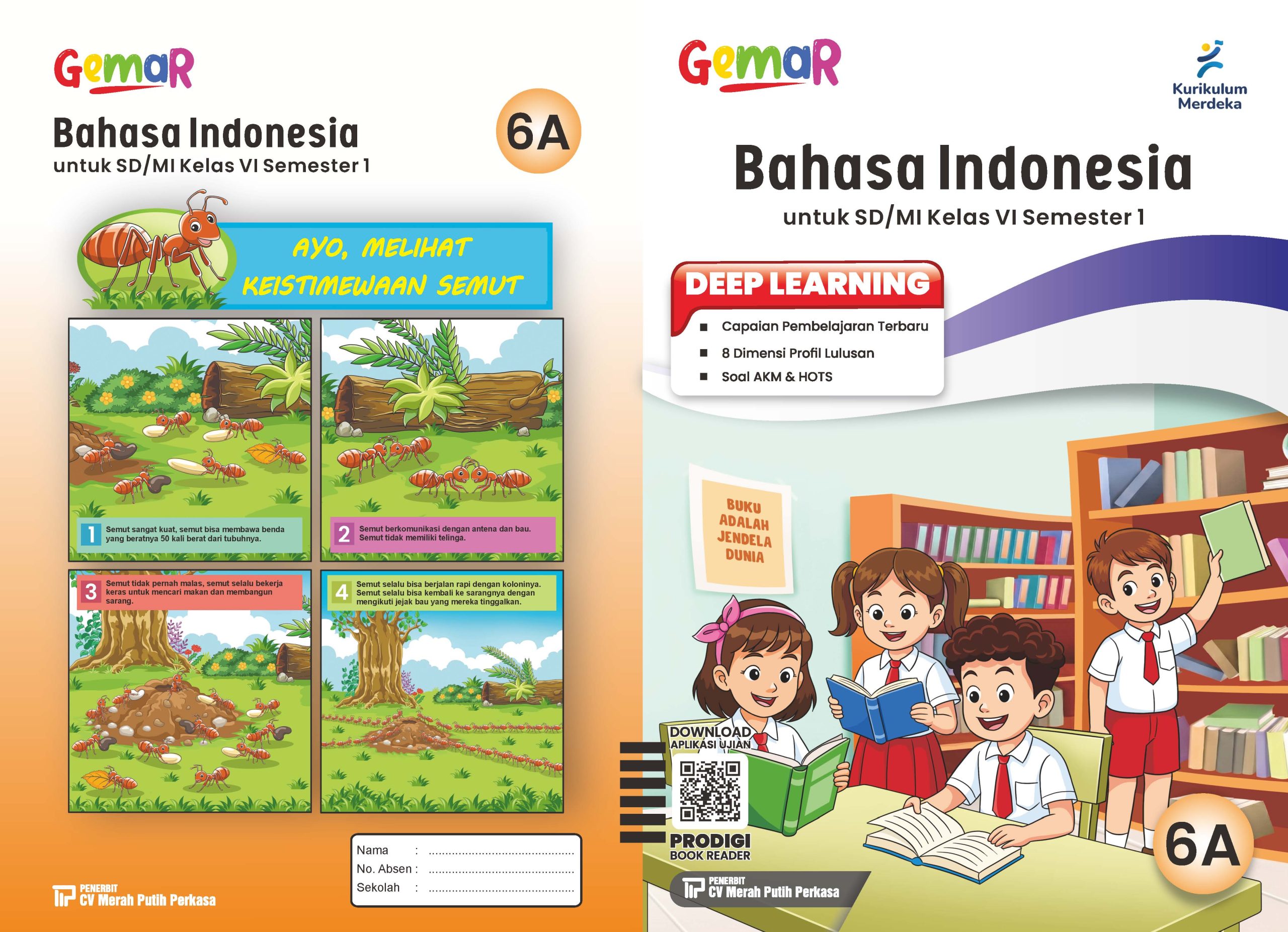 Bahasa Indonesia untuk SD/MI kelas VI Semester 1