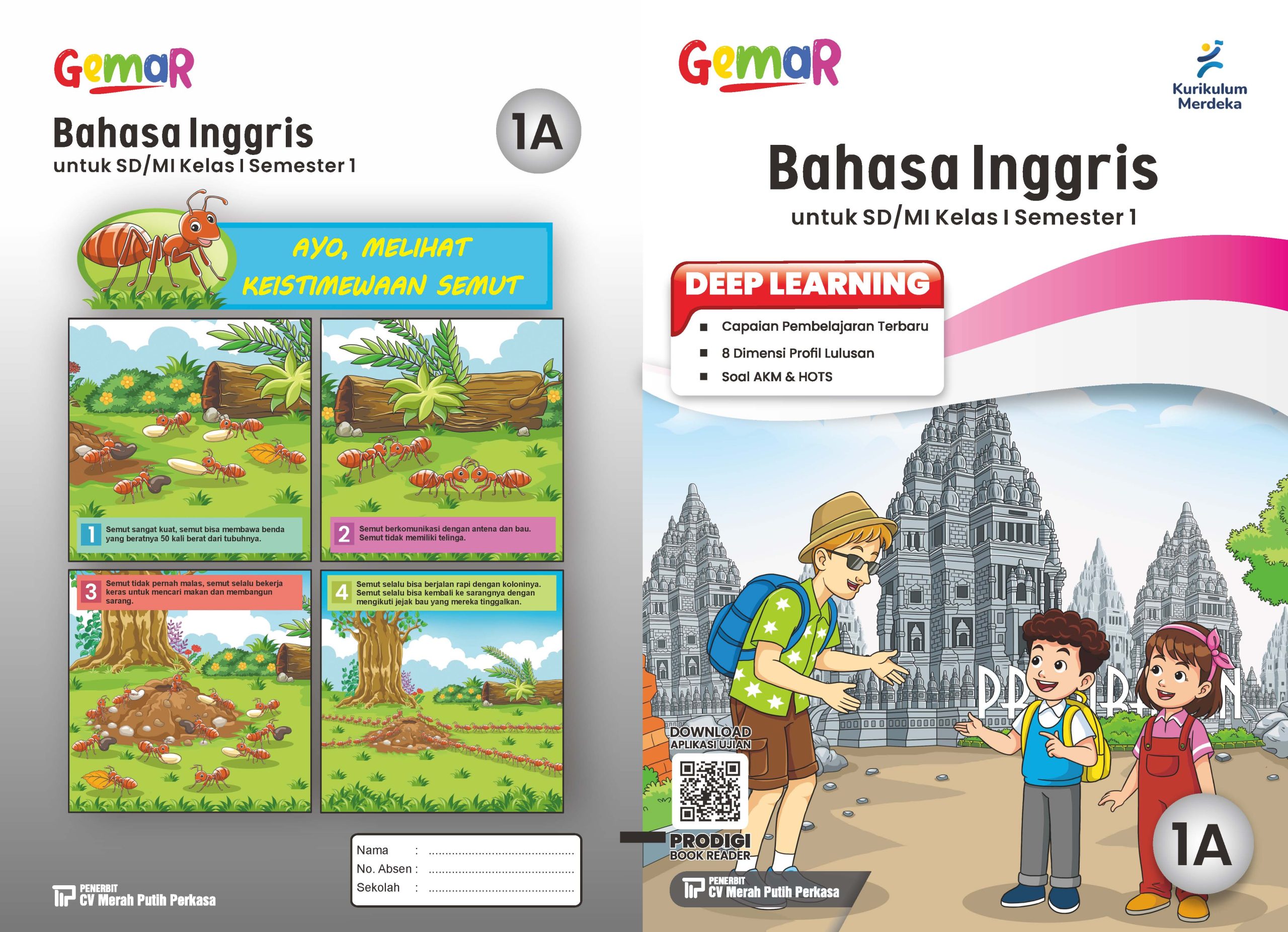 Bahasa Inggris untuk SD/MI Kelas I Semester 1