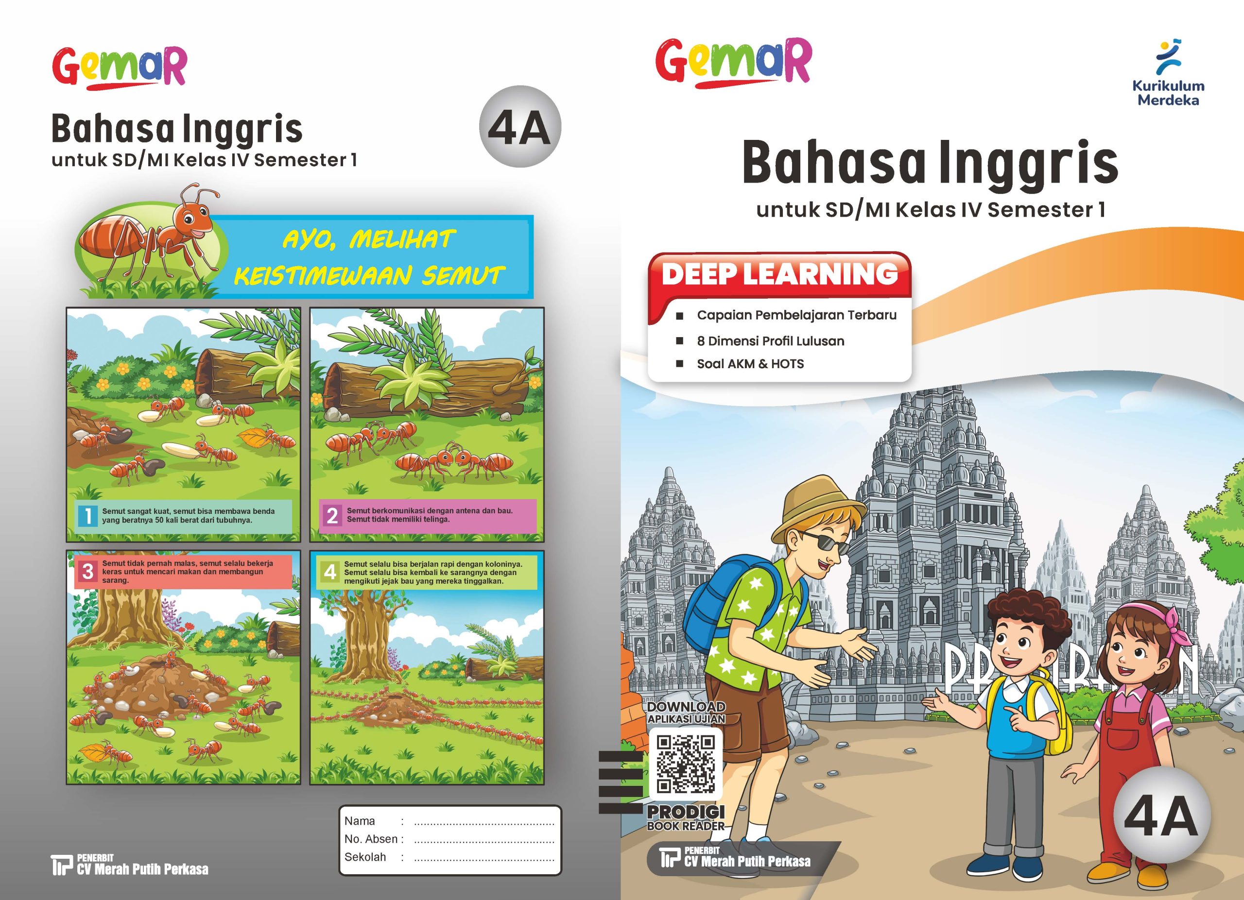 Bahasa Inggris untuk SD/MI Kelas IV Semester 1