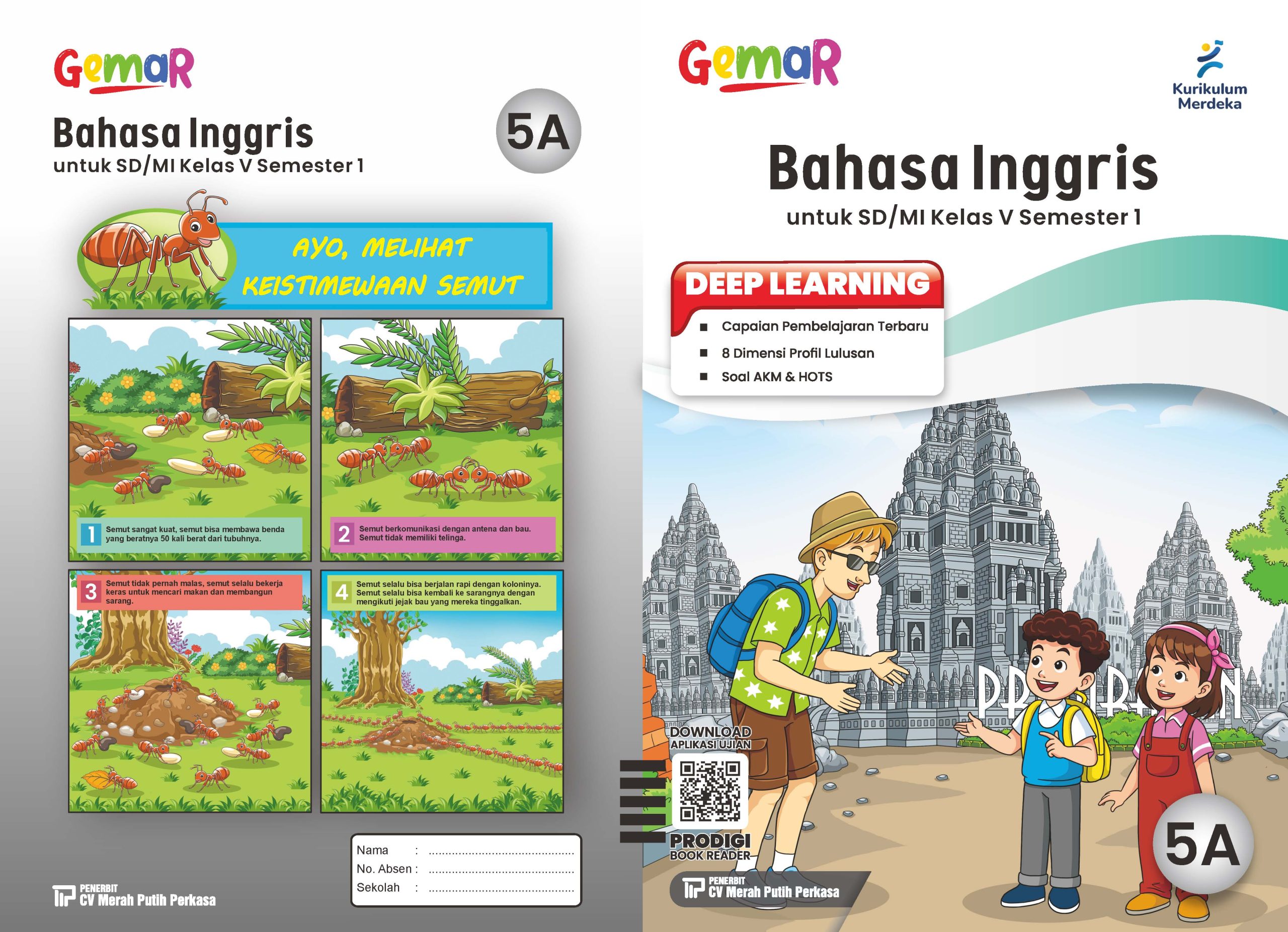 Bahasa Inggris untuk SD/MI kelas V Semester 1