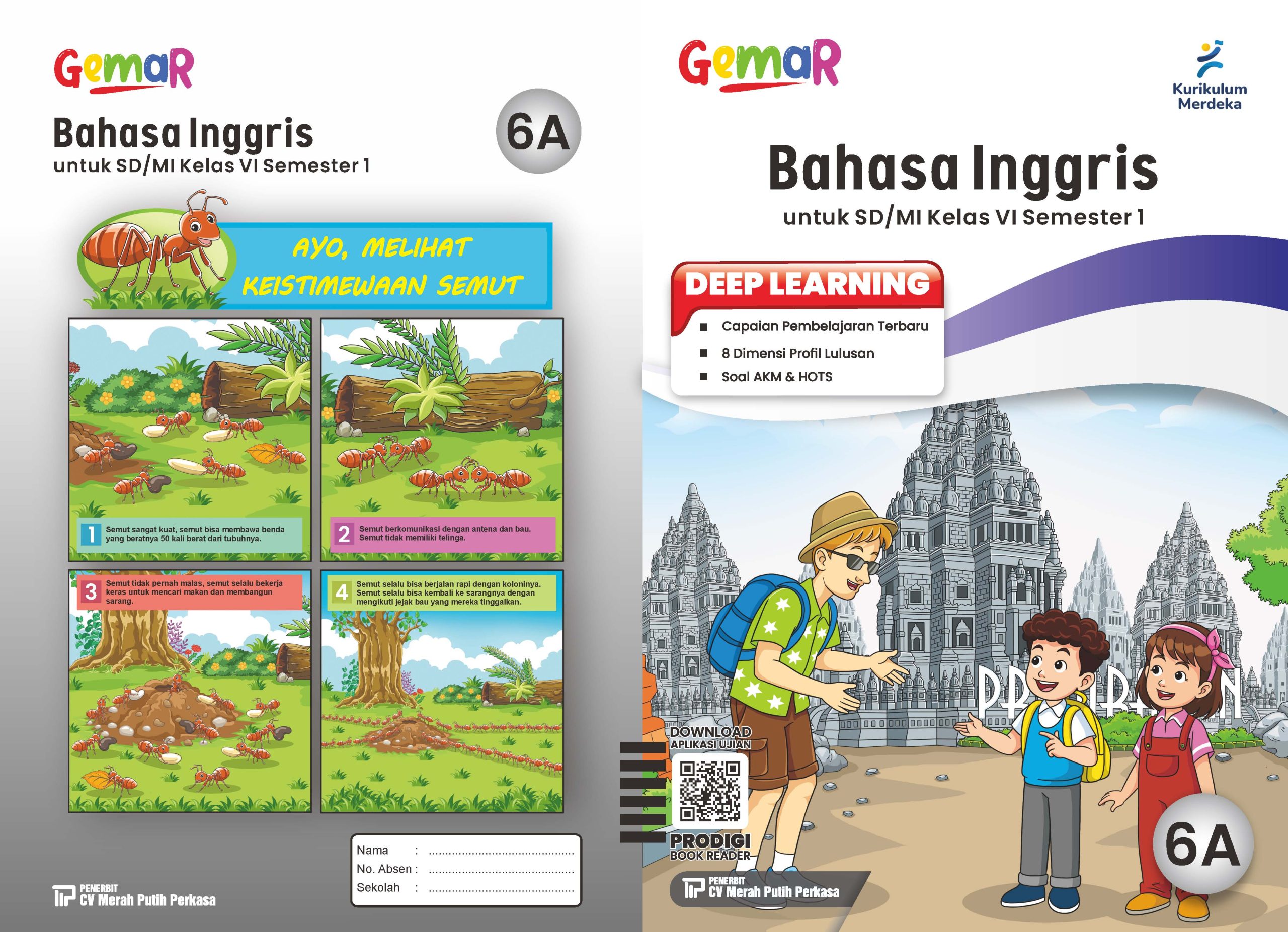 Bahasa Inggris untuk SD/MI kelas VI Semester 1