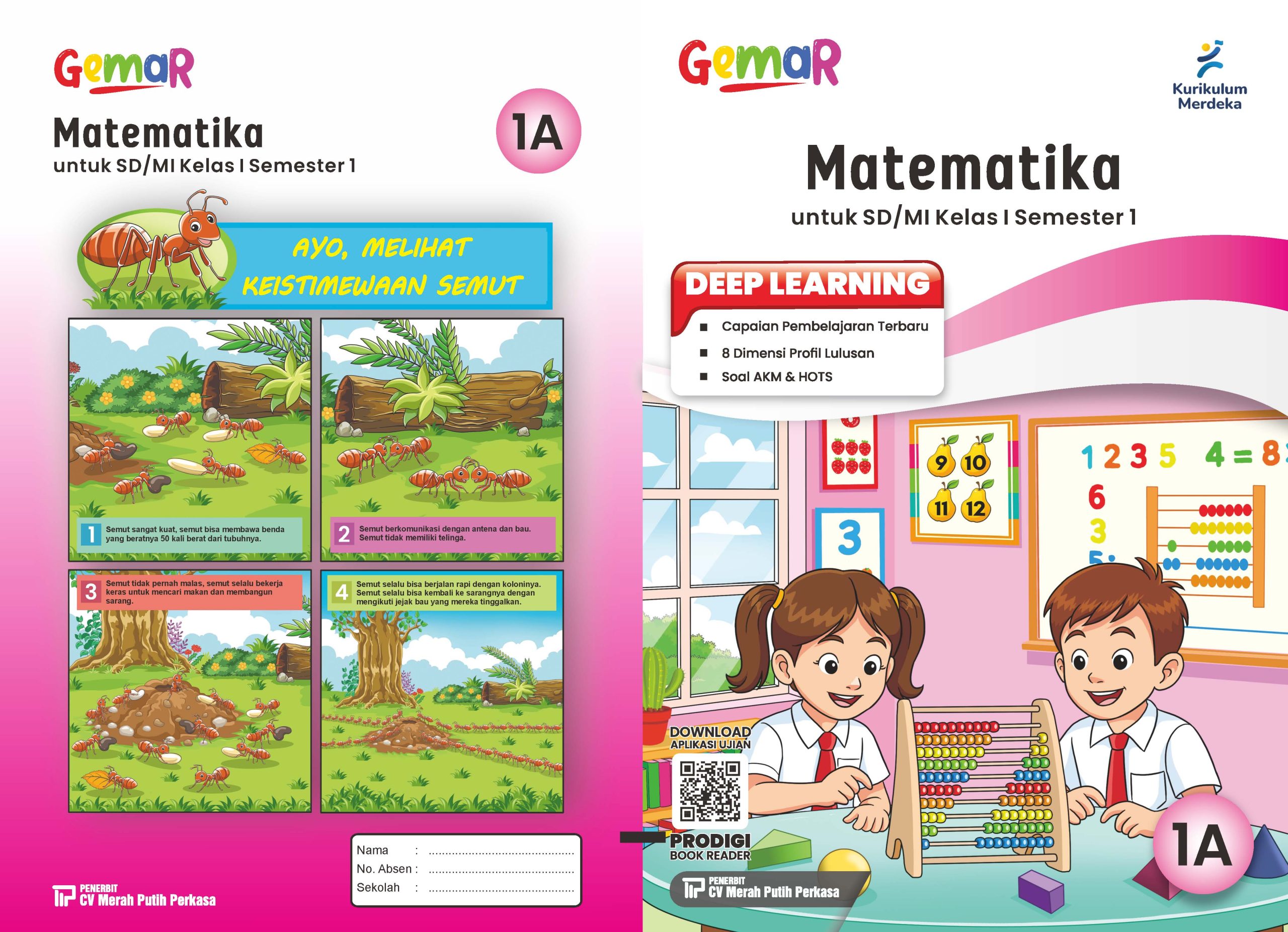 Matematika untuk SD/MI Kelas I Semester 1
