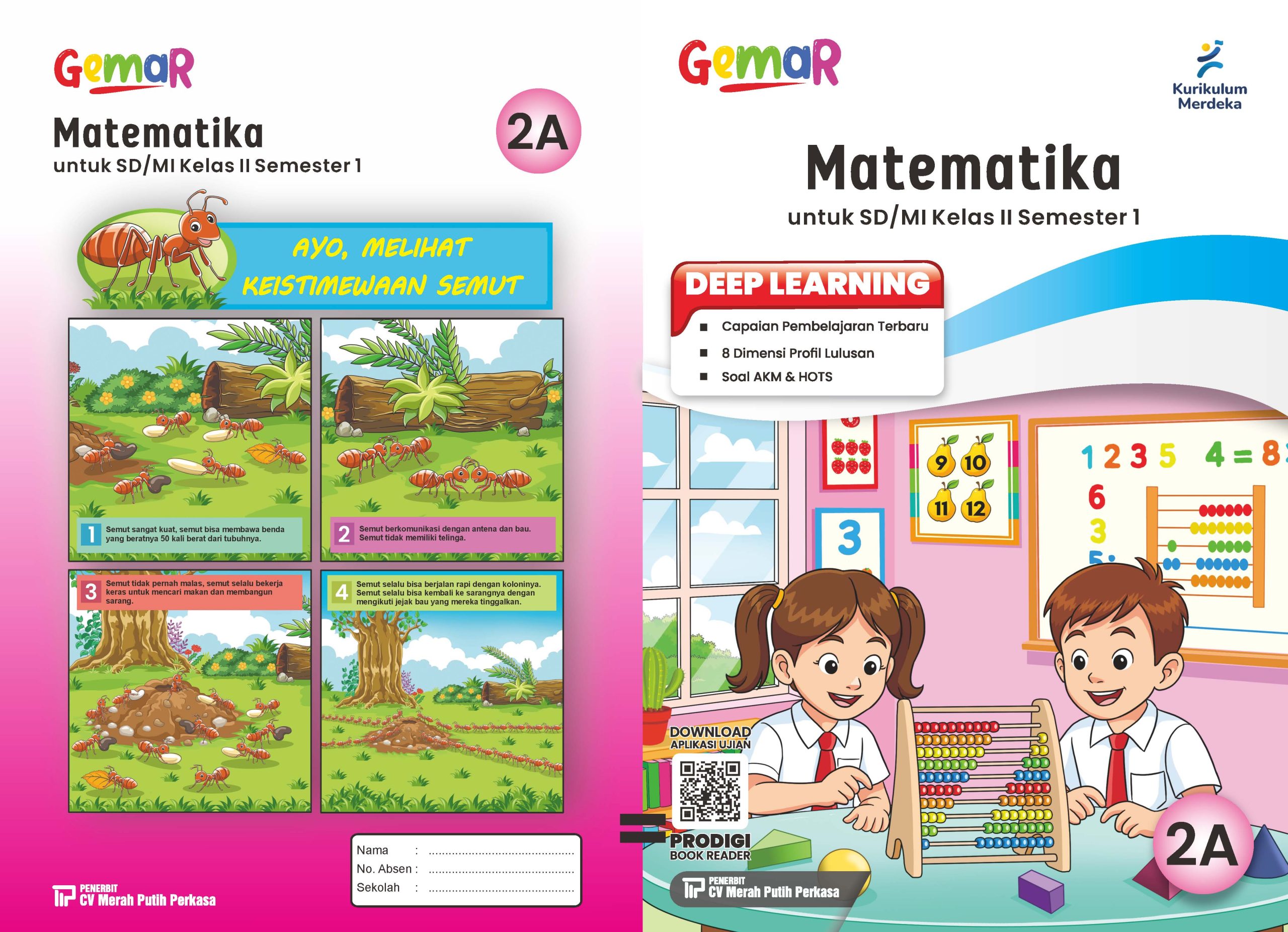 Matematika untuk SD/MI Kelas II Semester 1