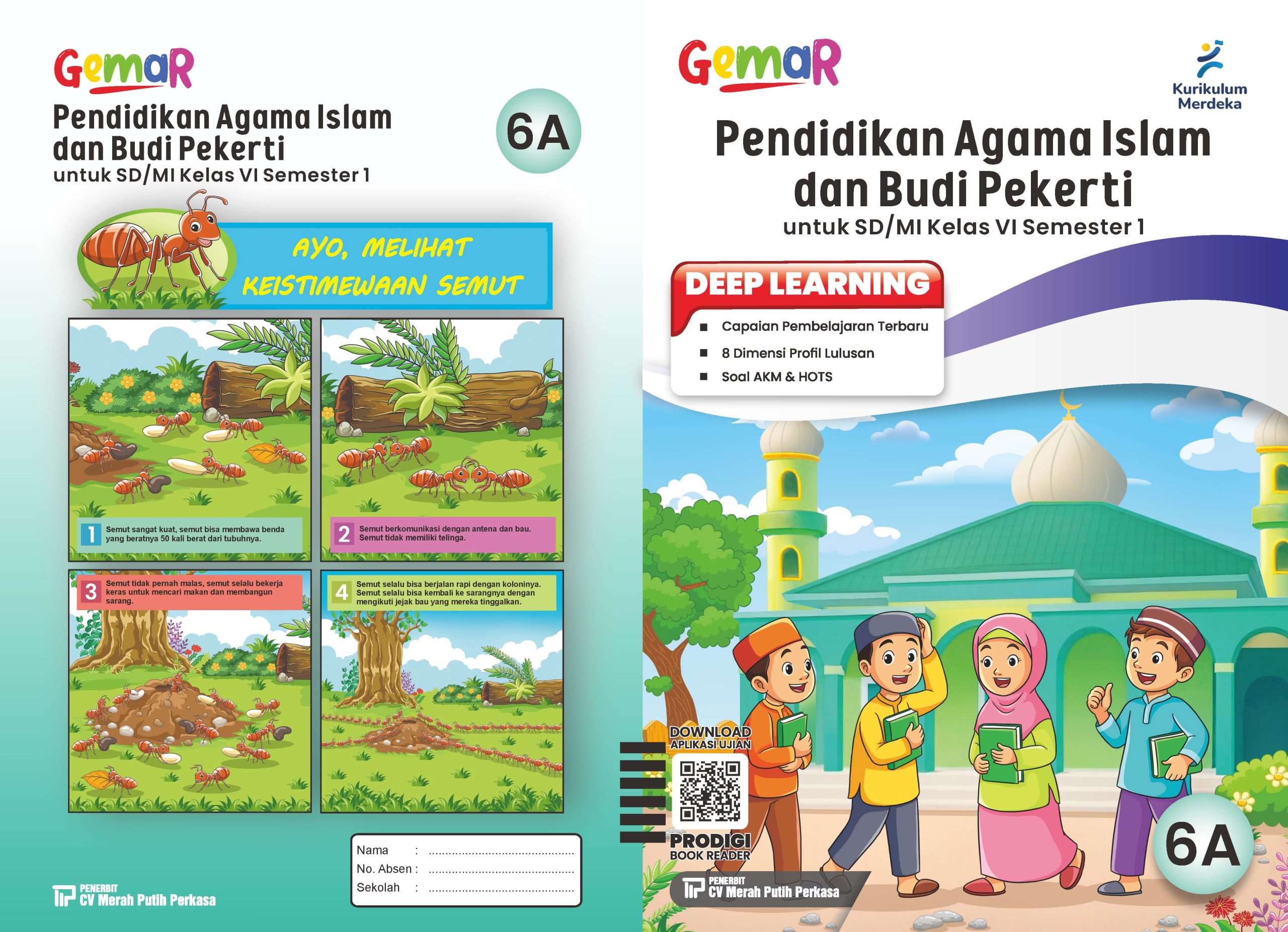 Pendidikan Agama Islam dan Budi Pekerti untuk SD/MI kelas VI Semester 1