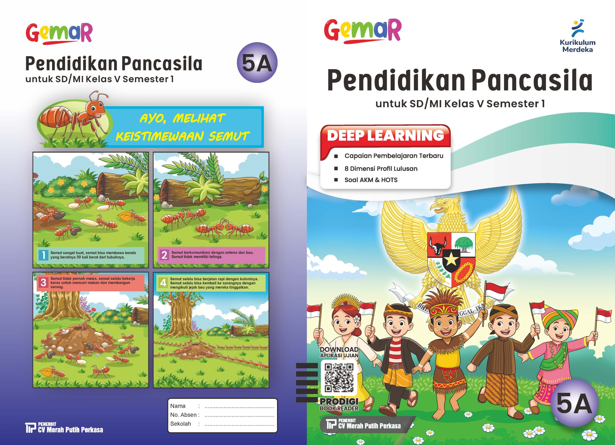 Pendidikan Pancasila untuk SD/MI kelas V Semester 1