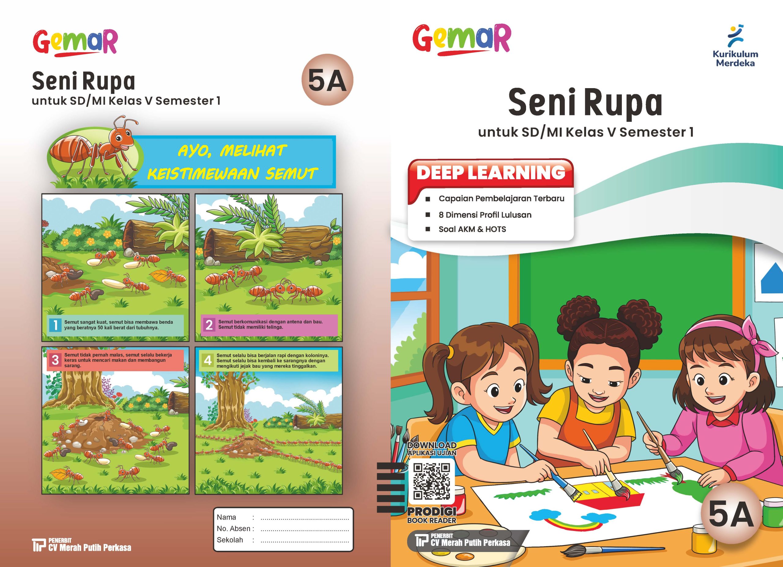Seni Rupa untuk SD/MI kelas V Semester 1