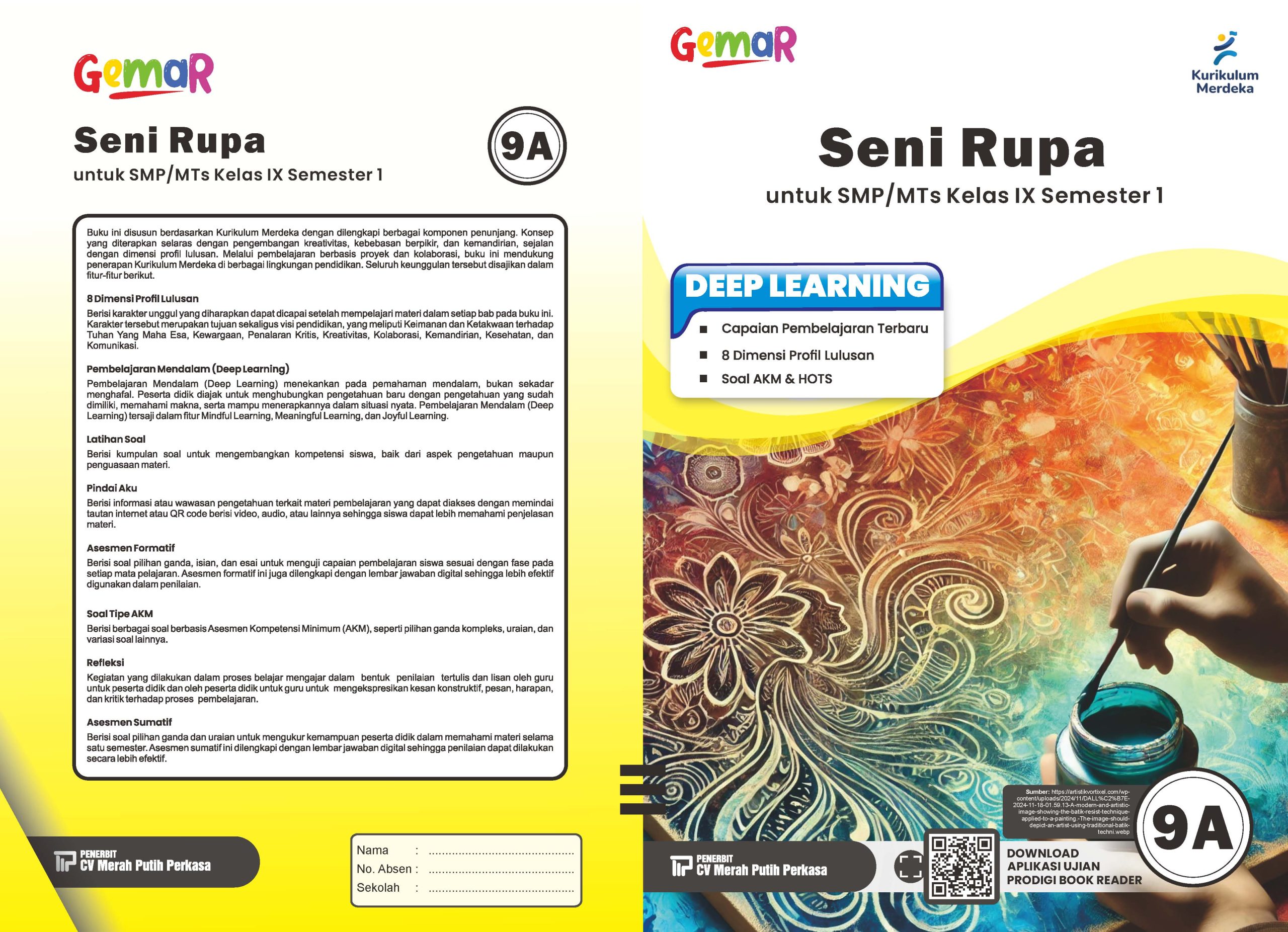 Seni Rupa untuk SMP/MTs Kelas IX Semester 1