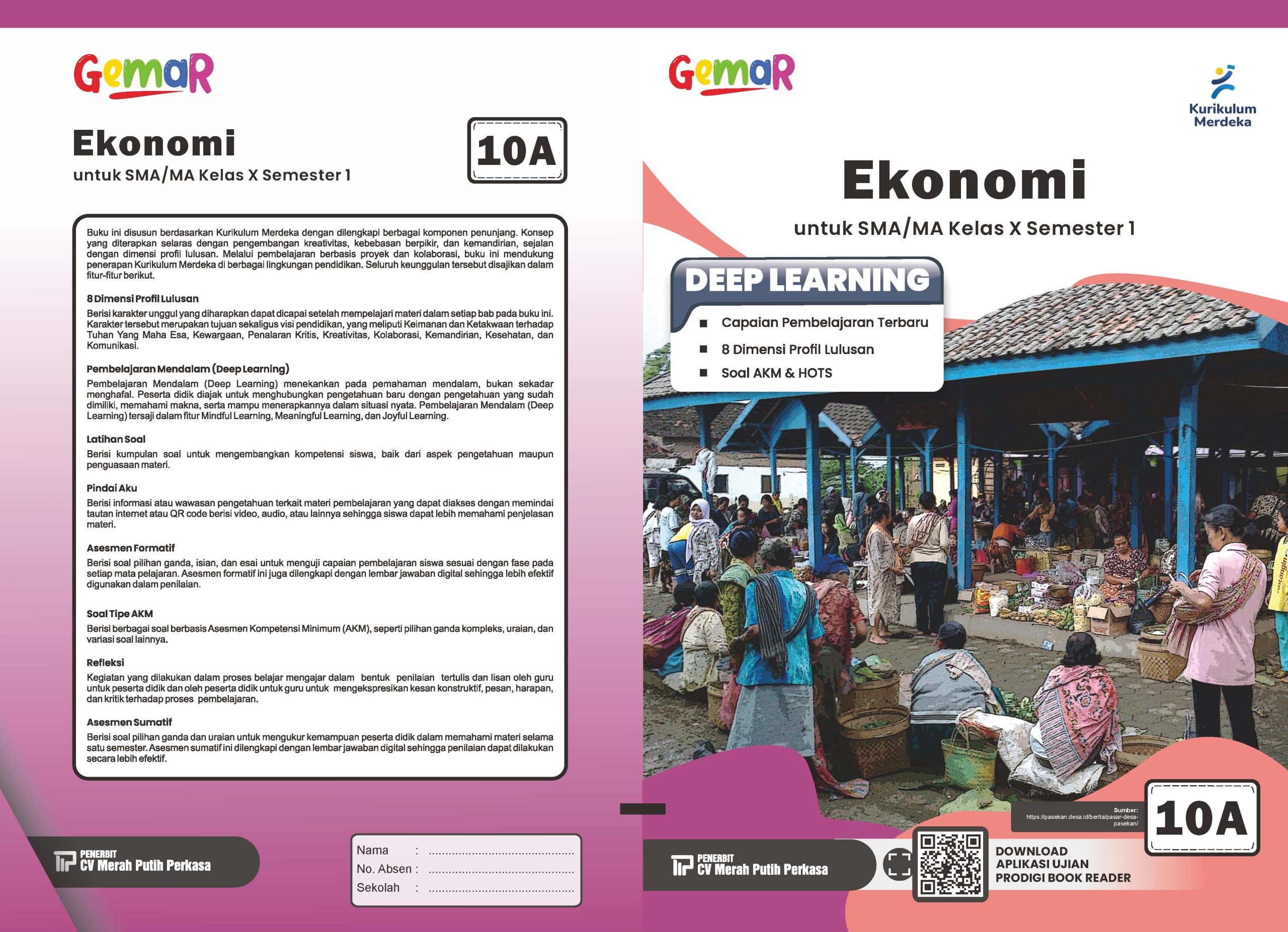 Ekonomi untuk SMA/MA Kelas X Semester 1