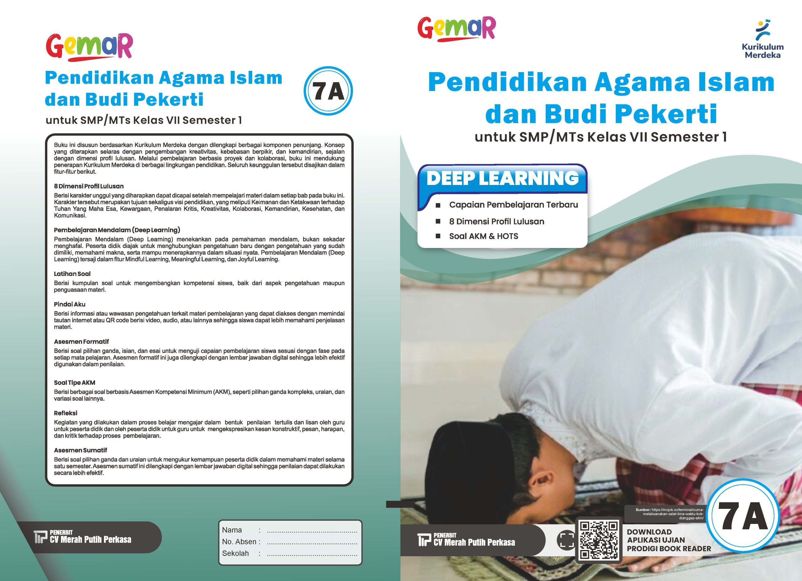 Pendidikan Agama Islam dan Budi Pekerti untuk SMP/MTs Kelas VII Semester 1